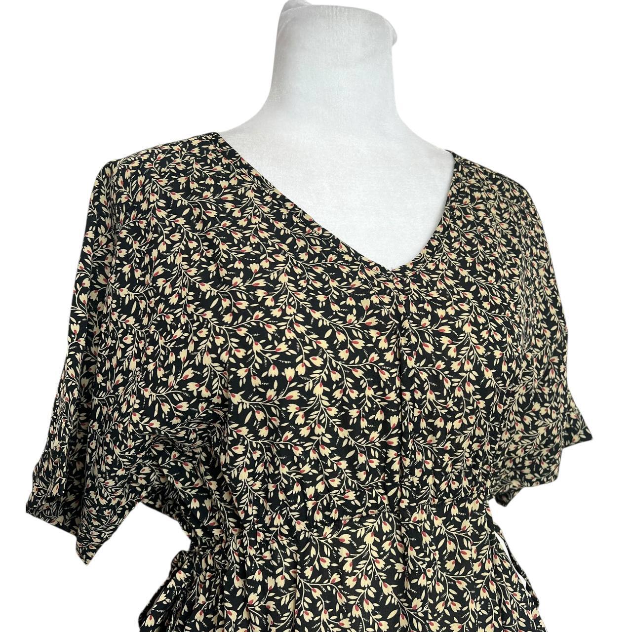 Speckled Flutter Midi Dress