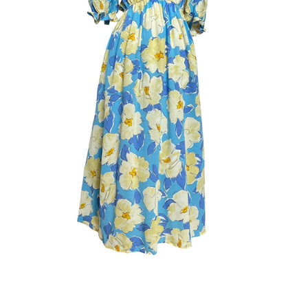 Blue Floral Dress