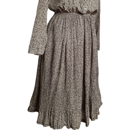 Vintage Bow-Tie Floral Dress