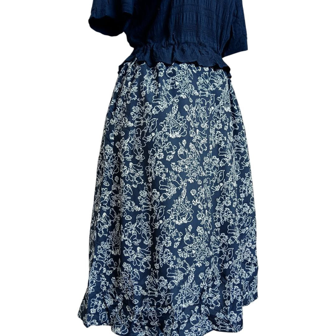 Two-Piece Patterned Dress