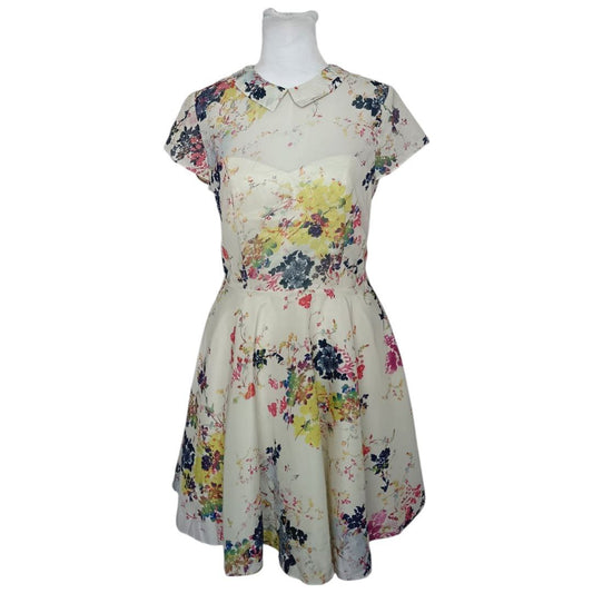 Floral Fit-and-Flare