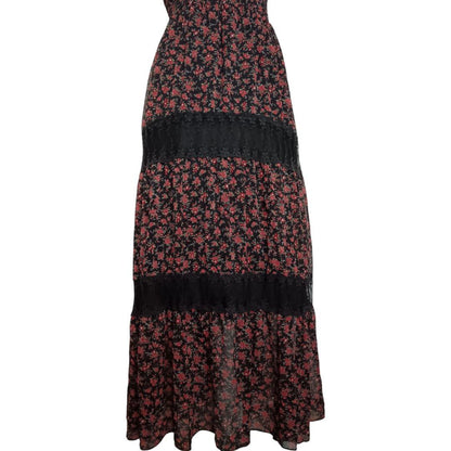 Tiered Floral Maxi Dress