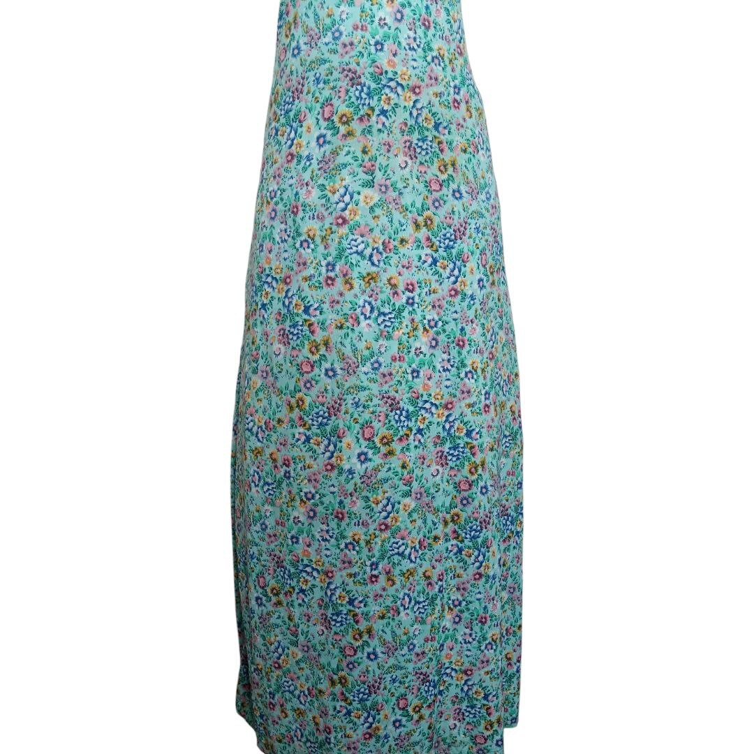 Floral Square Neck Maxi