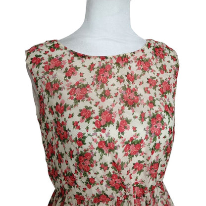 White Floral Sundress (ms check)