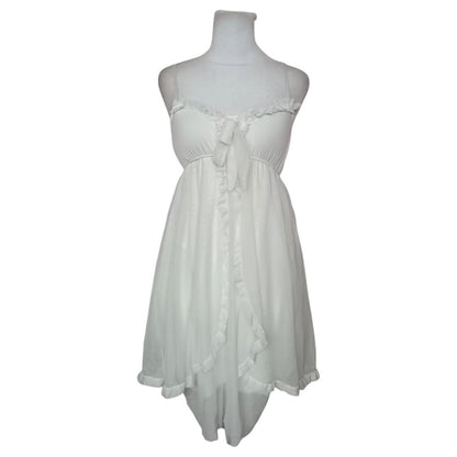White Sheer Babydoll Lingerie