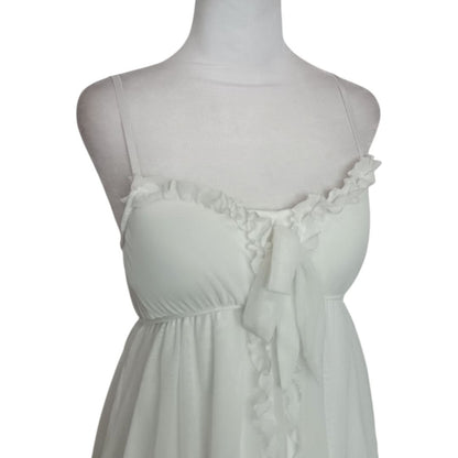 White Sheer Babydoll Lingerie