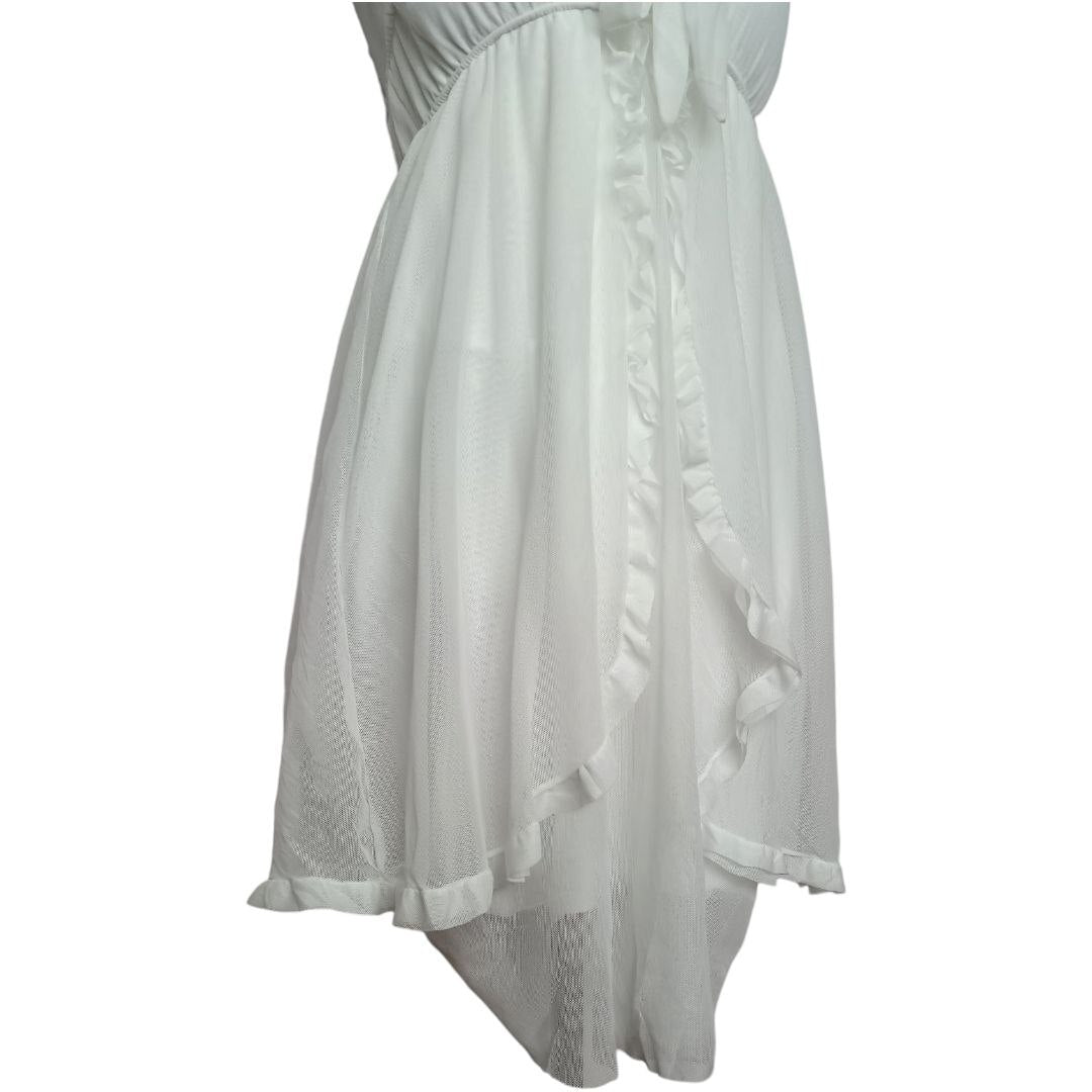 White Sheer Babydoll Lingerie