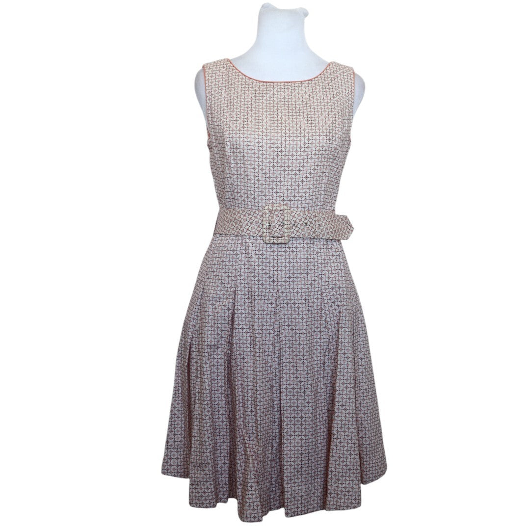 Belted Flare Dress