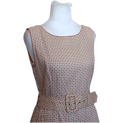 Belted Flare Dress