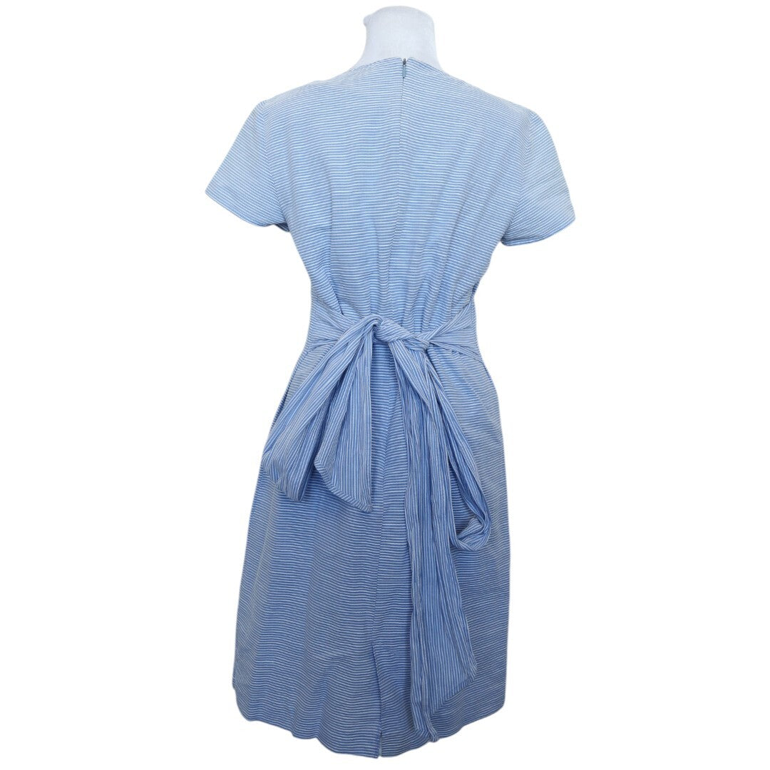 Textured Blue Dress