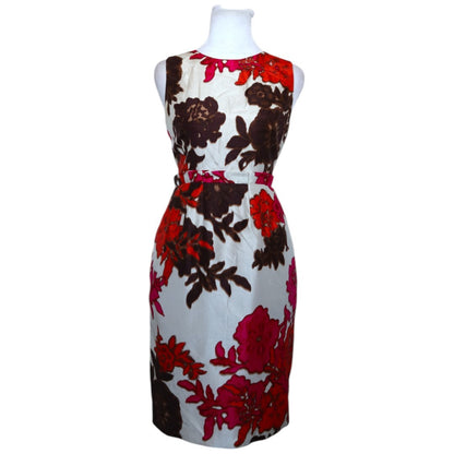 Belted Floral Dress
