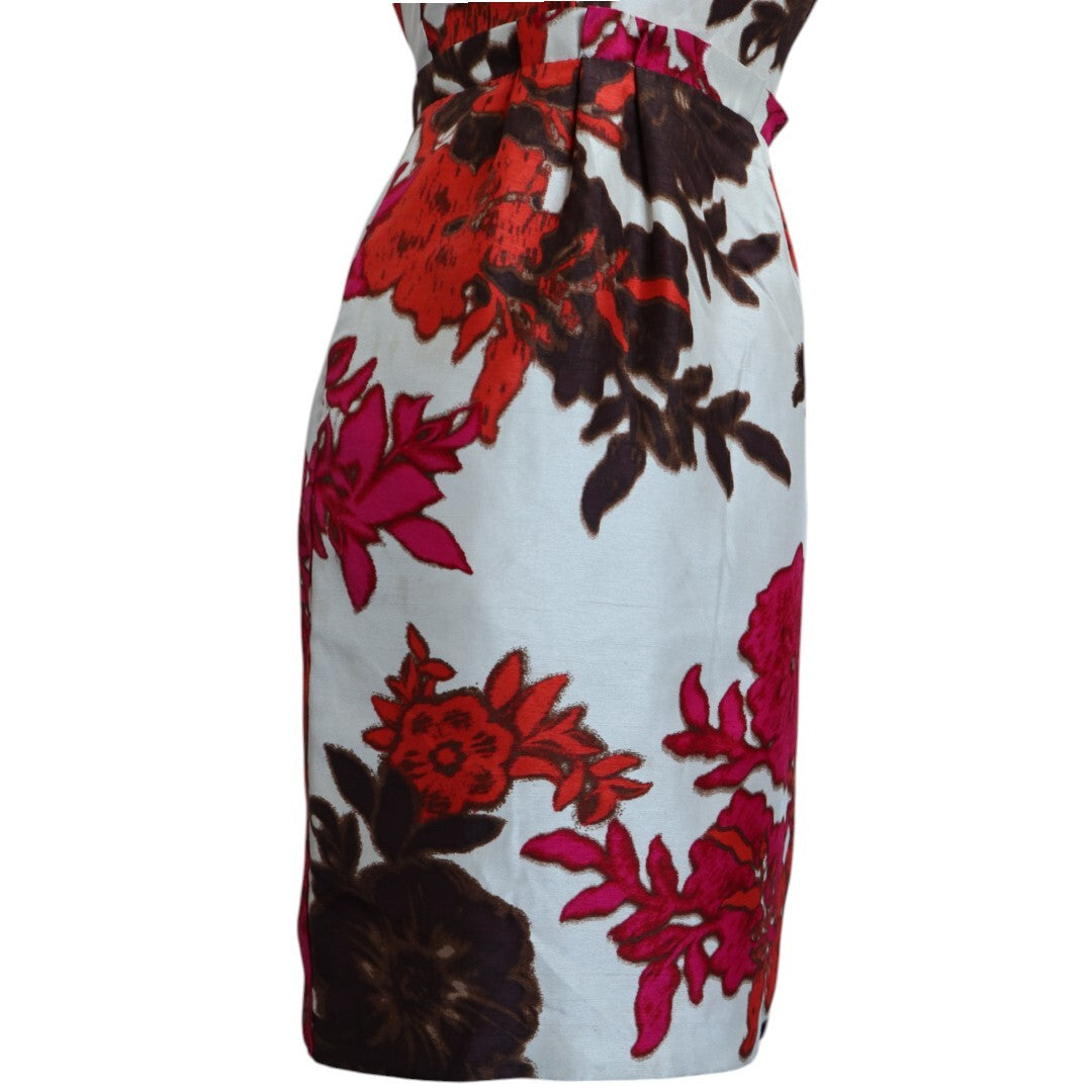 Belted Floral Dress