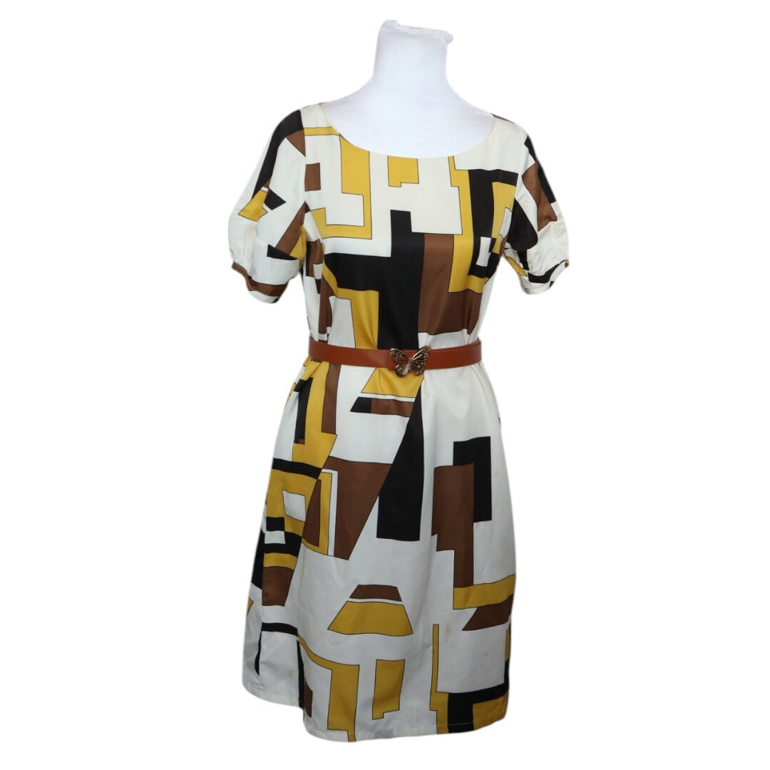 Geometric Print Dress