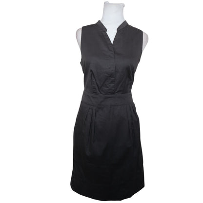 Button-Front V-Neck Dress