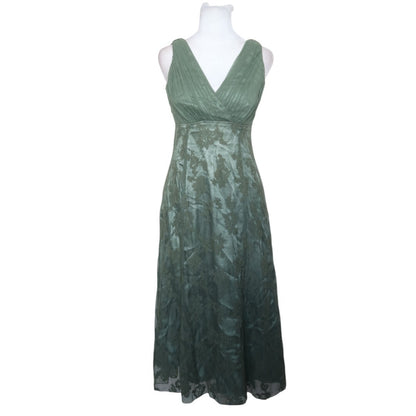 Satin Sage Dress