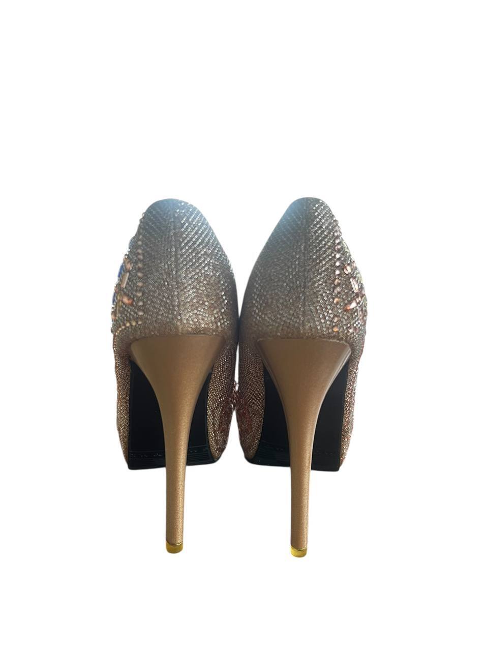 Rose Gold Peep-Toes
