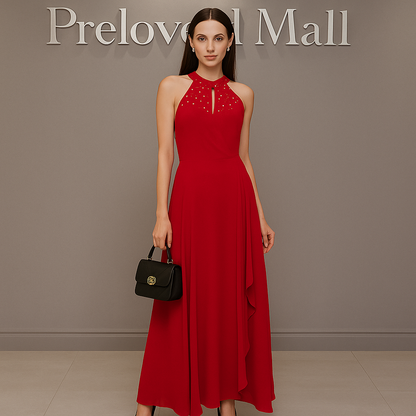 Crimson Chiffon Glow