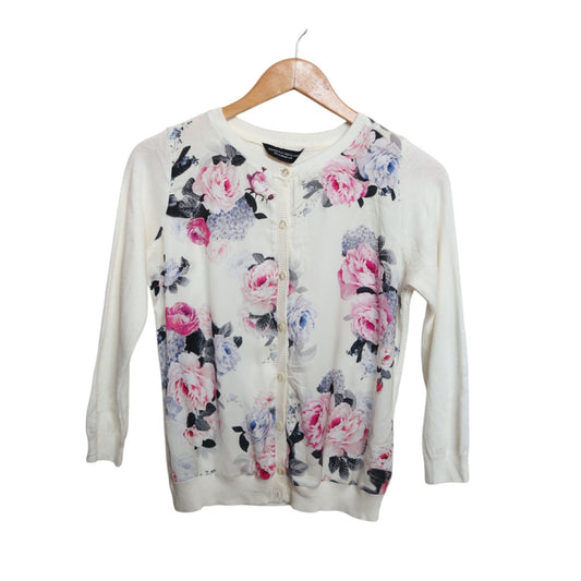 Floral Print Cardigan