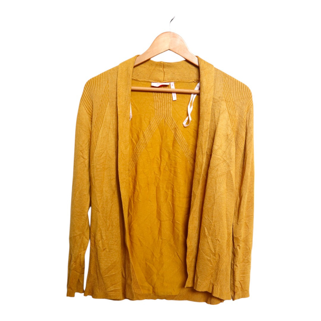 Yellow Open Cardigan