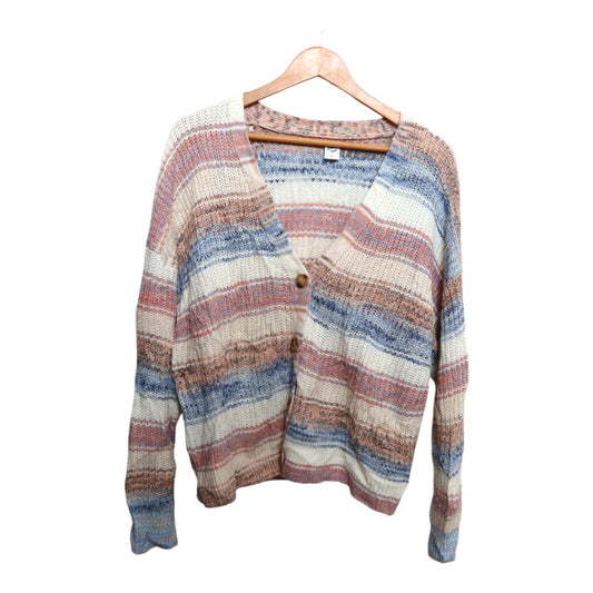Multicolor Striped Cardigan