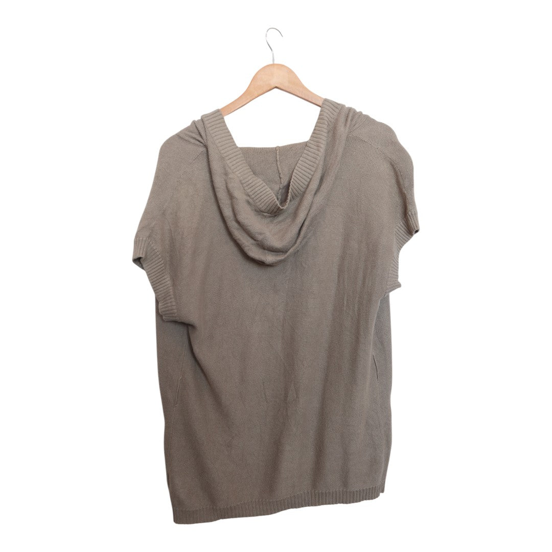 Beige Pocket Cardigan
