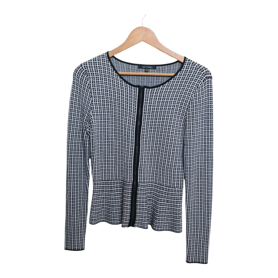 Zipper Knit Cardigan