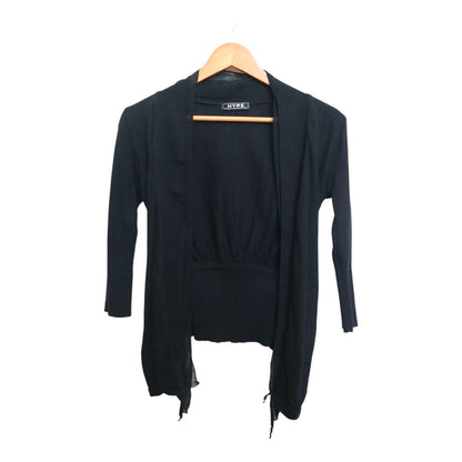 Black Asymmetrical Cardigan