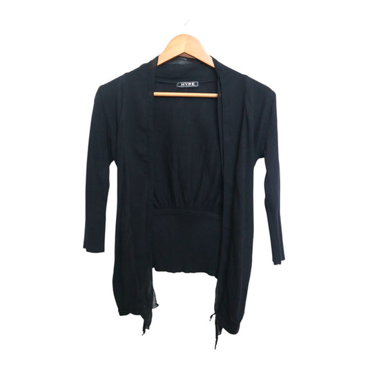 Black Asymmetrical Cardigan