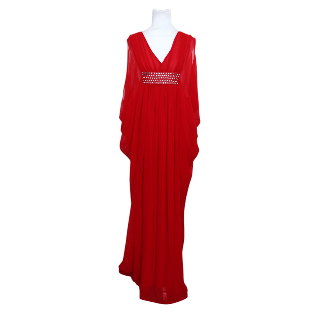 Embroidered Silk Kaftan