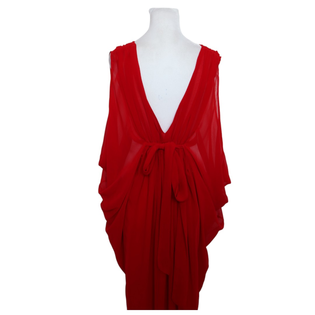 Embroidered Silk Kaftan
